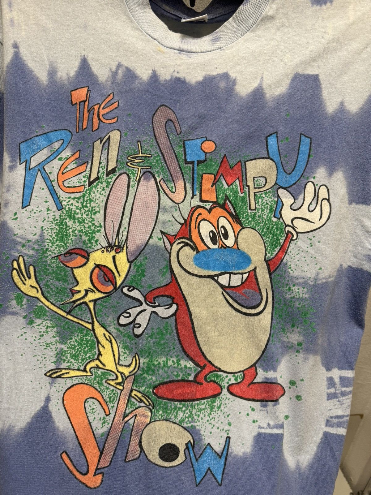 Nickelodeon The Ren & Stimply vintage made in USA 1995 t-shirt single Xl Size US XL / EU 56 / 4 - 7 Thumbnail