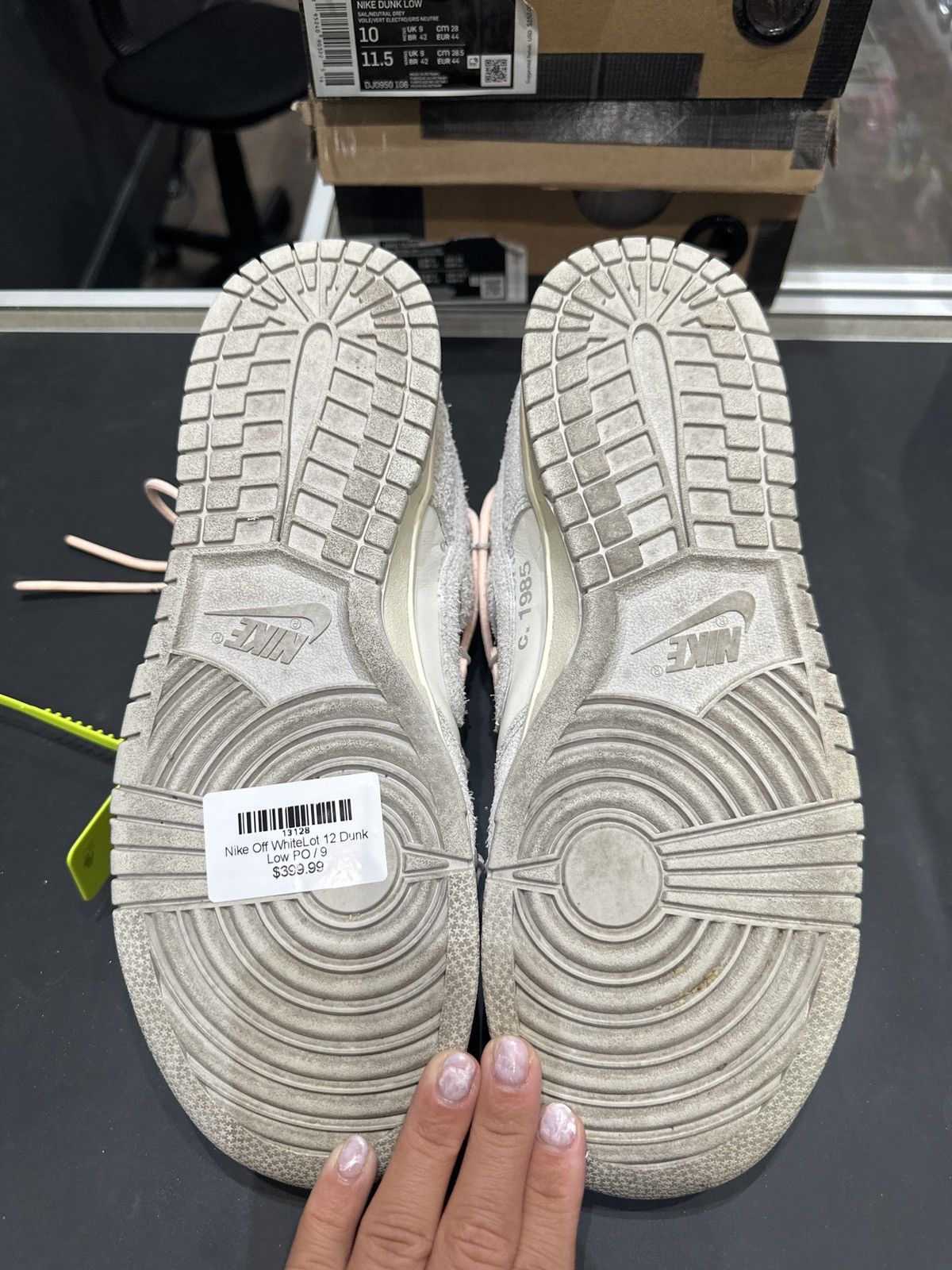 Nike × Off-White Nike Off-White Dunk Low Lot 12 Size US 9 / EU 42 - 6 Thumbnail