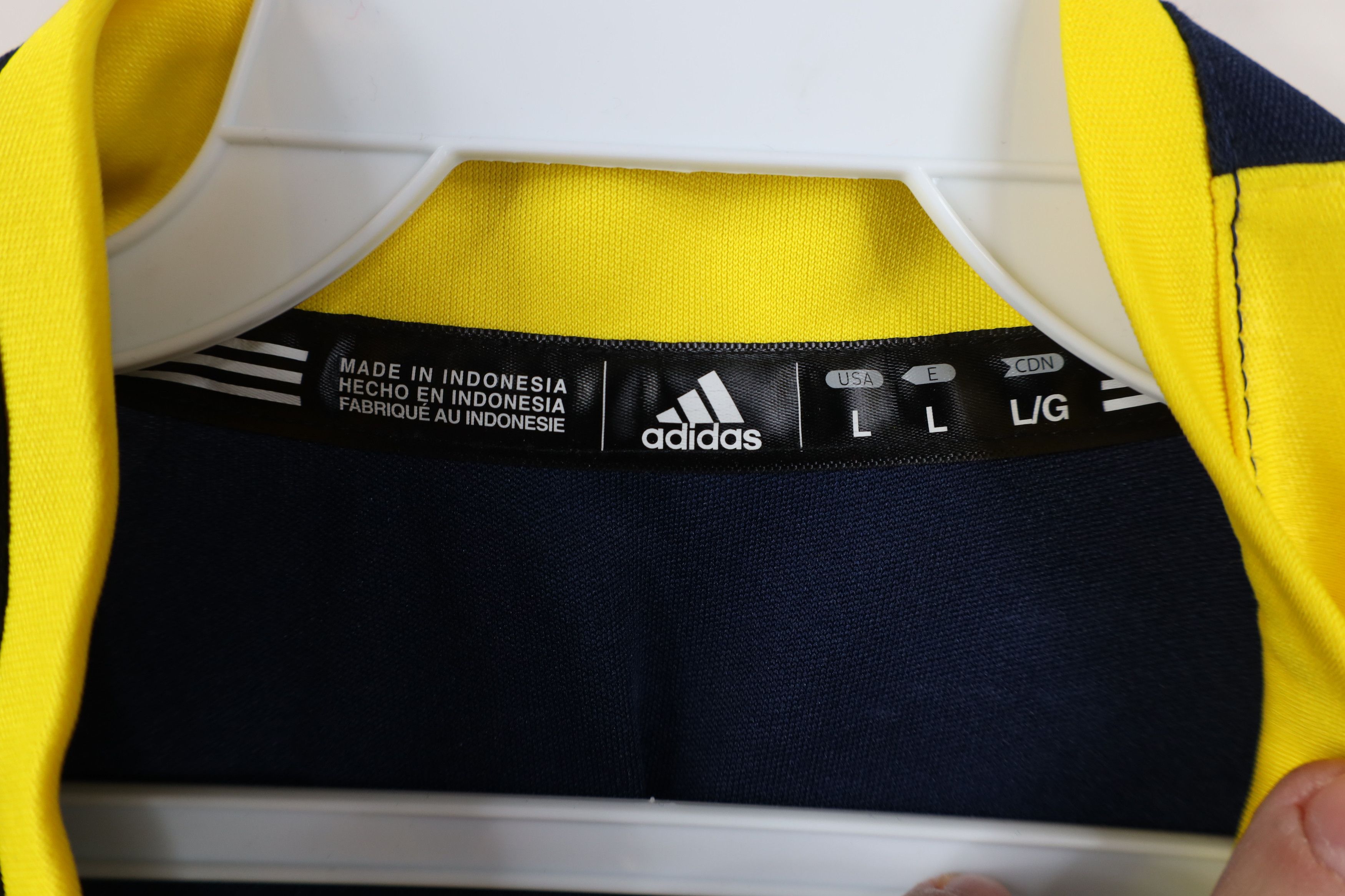 Adidas Adidas University of Michigan Football Full Zip Jacket Size US L / EU 52-54 / 3 - 10 Thumbnail