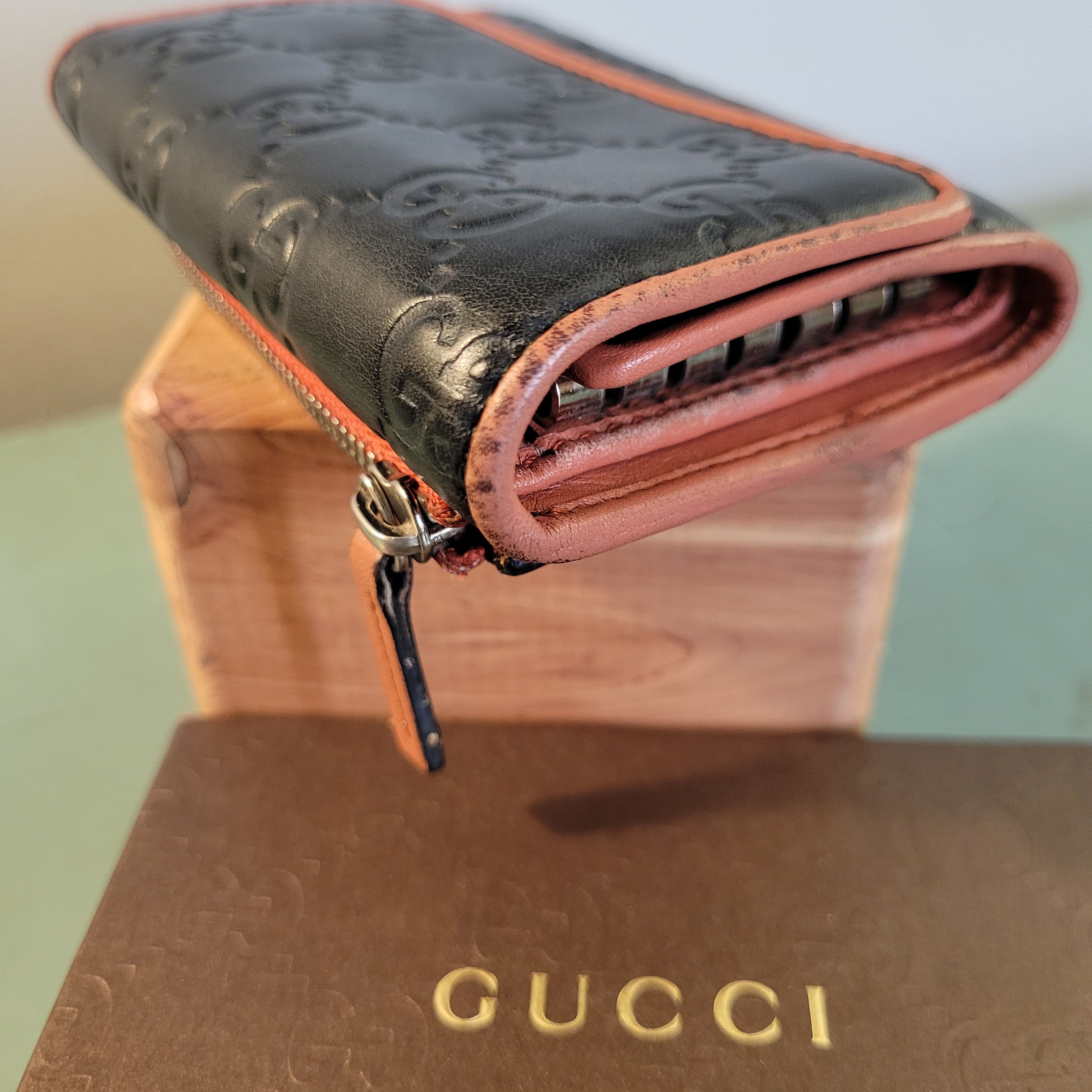 Gucci Gucci Sima 3-in-one Pocket Organizer Wallet Key Case w/Box Size ONE SIZE - 5 Thumbnail