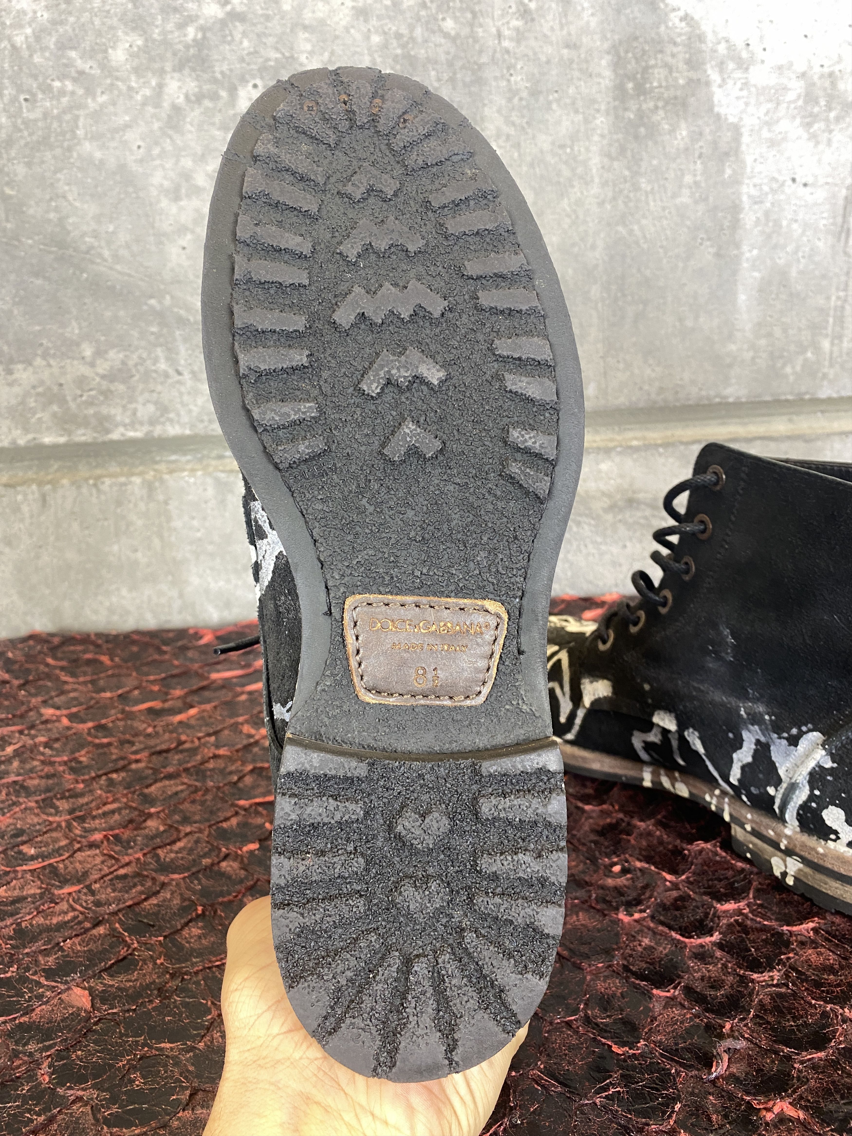 Dolce & Gabbana VINTAGE 2003 DOLCE & GABBANA PAINTER BOOT 8.5 Size US 8.5 / EU 41-42 - 7 Thumbnail