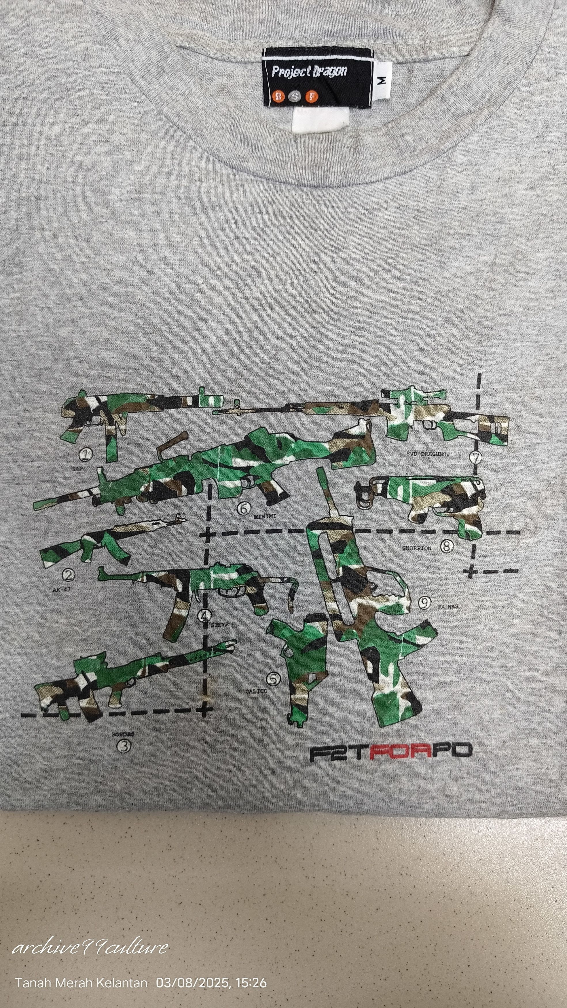 Futura BSF Project Dragon (FUTURA 2000 BLEU STASH) Tee Size US M / EU 48-50 / 2 - 17 Thumbnail
