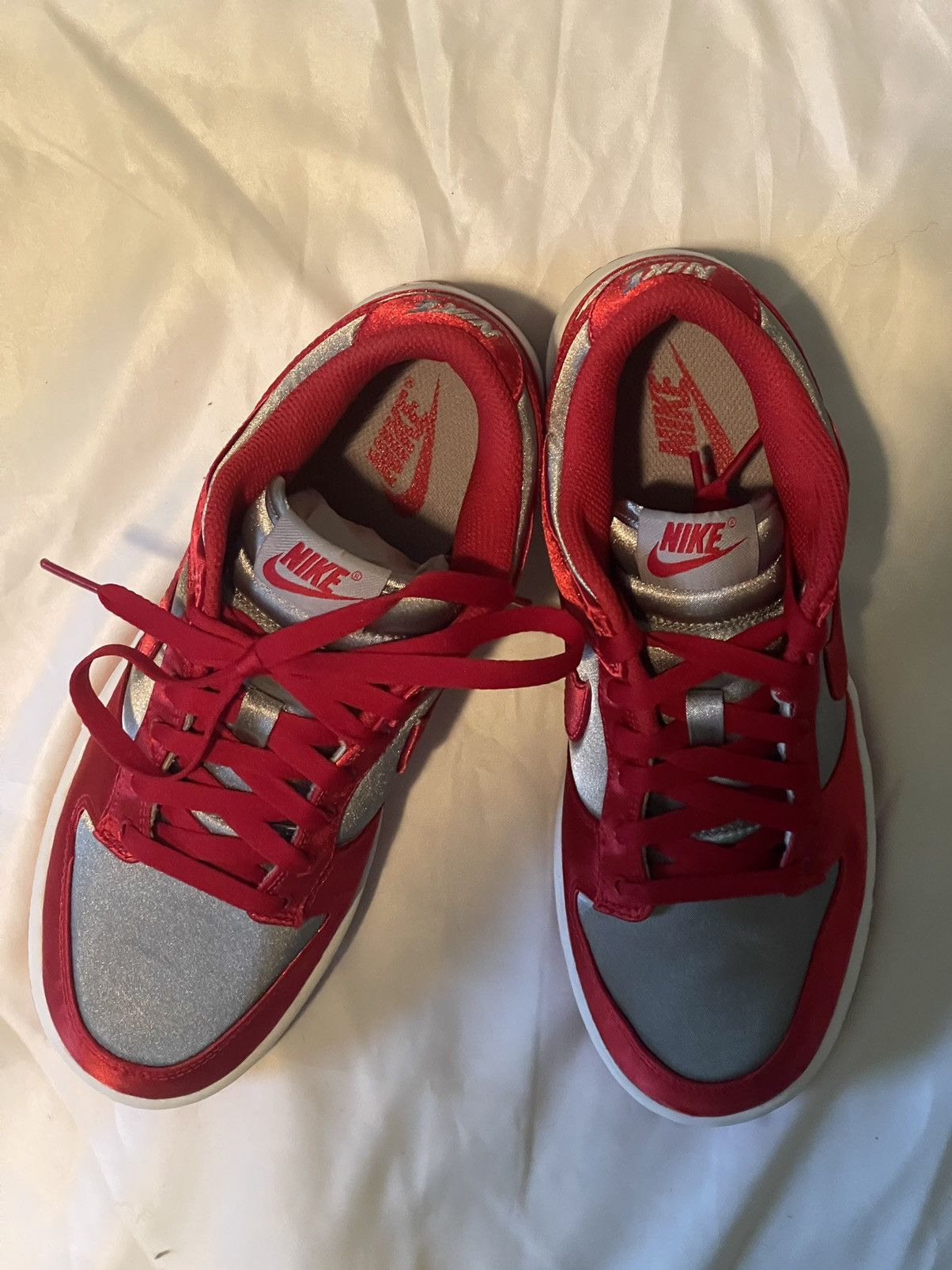 Nike Nike | womens dunk low satin | spring 2023 Size US 7.5 / IT 37.5 - 3 Thumbnail