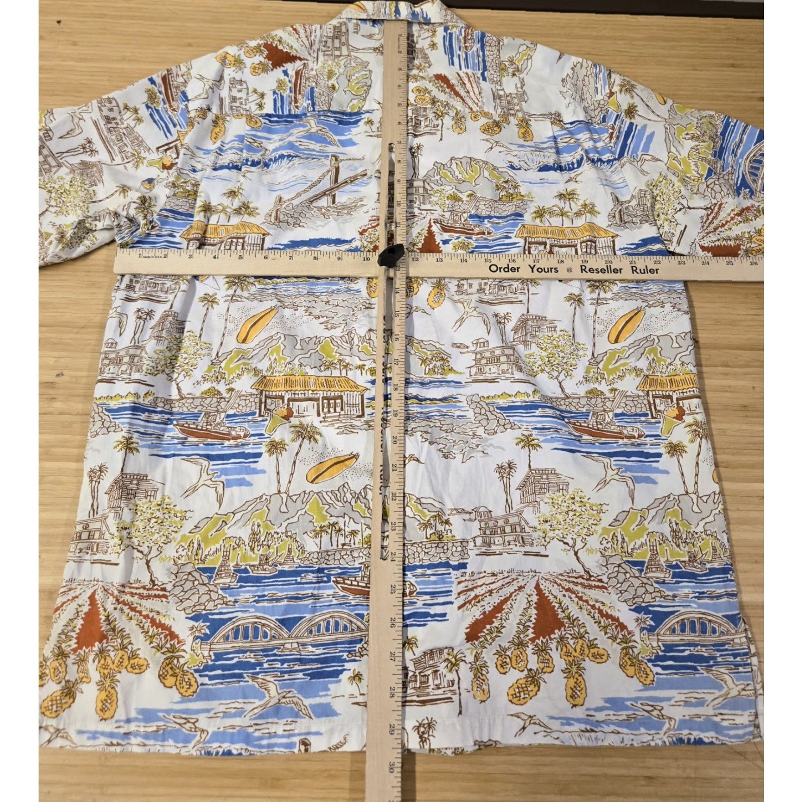 Vintage VINTAGE Kahala Shirt Mens Large White Blue Hawaiian Aloha Button Up Pineapple Print USA Size US L / EU 52-54 / 3 - 7 Thumbnail