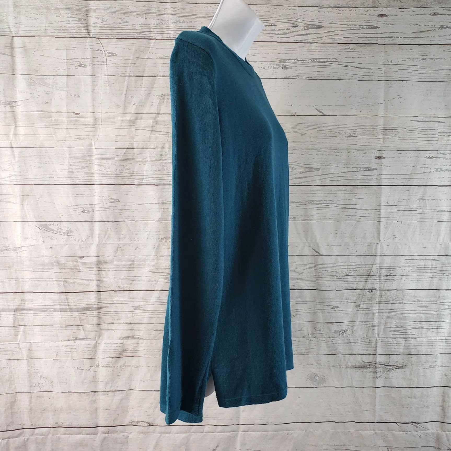 J. Jill J. Jill Womens Lightweight Sweater Sz S Blue Cotton Blend Long Sleeve Pullover Size S / US 4 / IT 40 - 3 Thumbnail