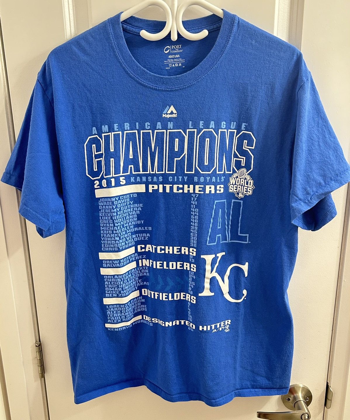 MLB × Majestic Port & Company MLB Kansas City Royals World SeriesT-shirt Size US L / EU 52-54 / 3 - 1 Thumbnail