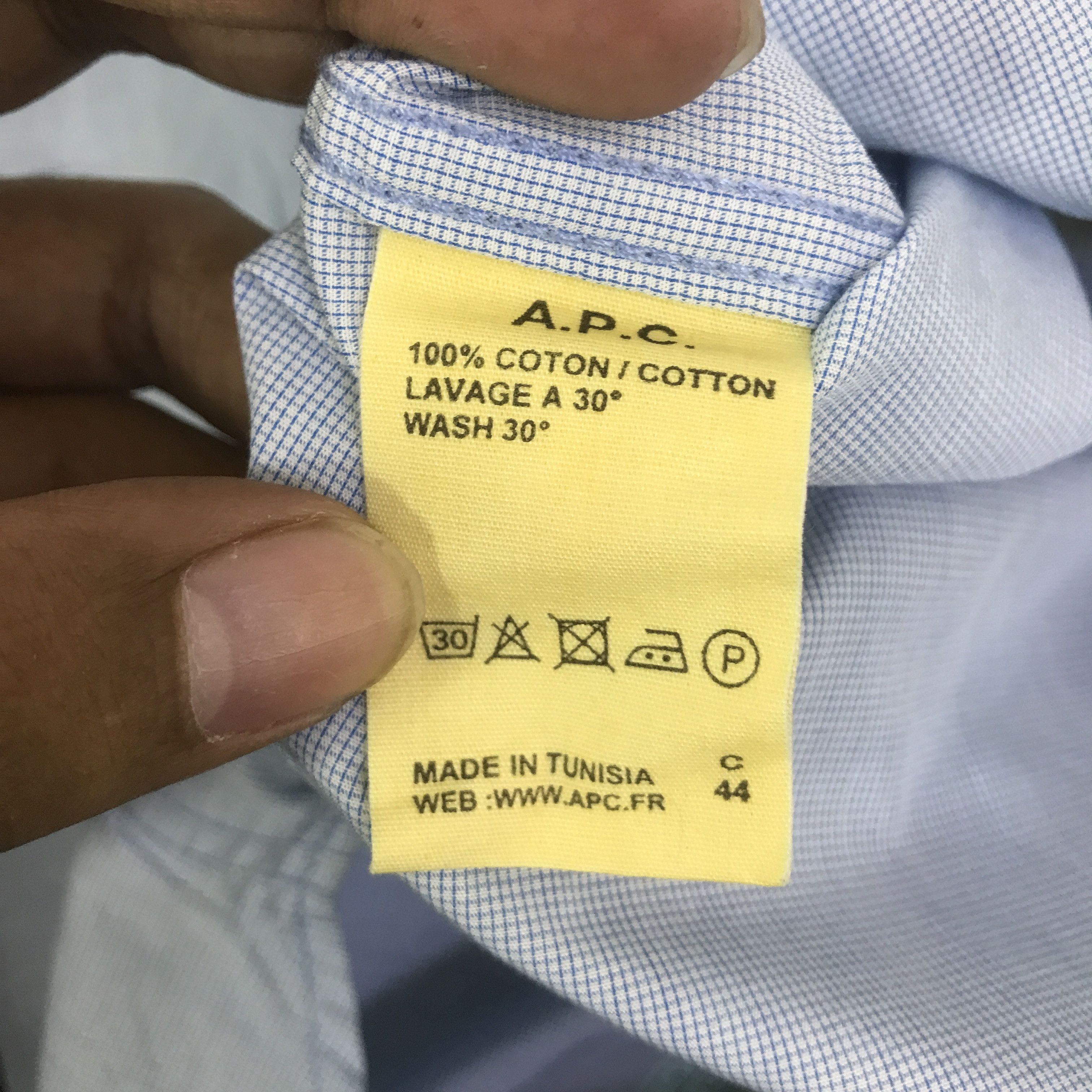 A.P.C. A.P.C Button up shirt K117B26 Size US XS / EU 42 / 0 - 12 Thumbnail