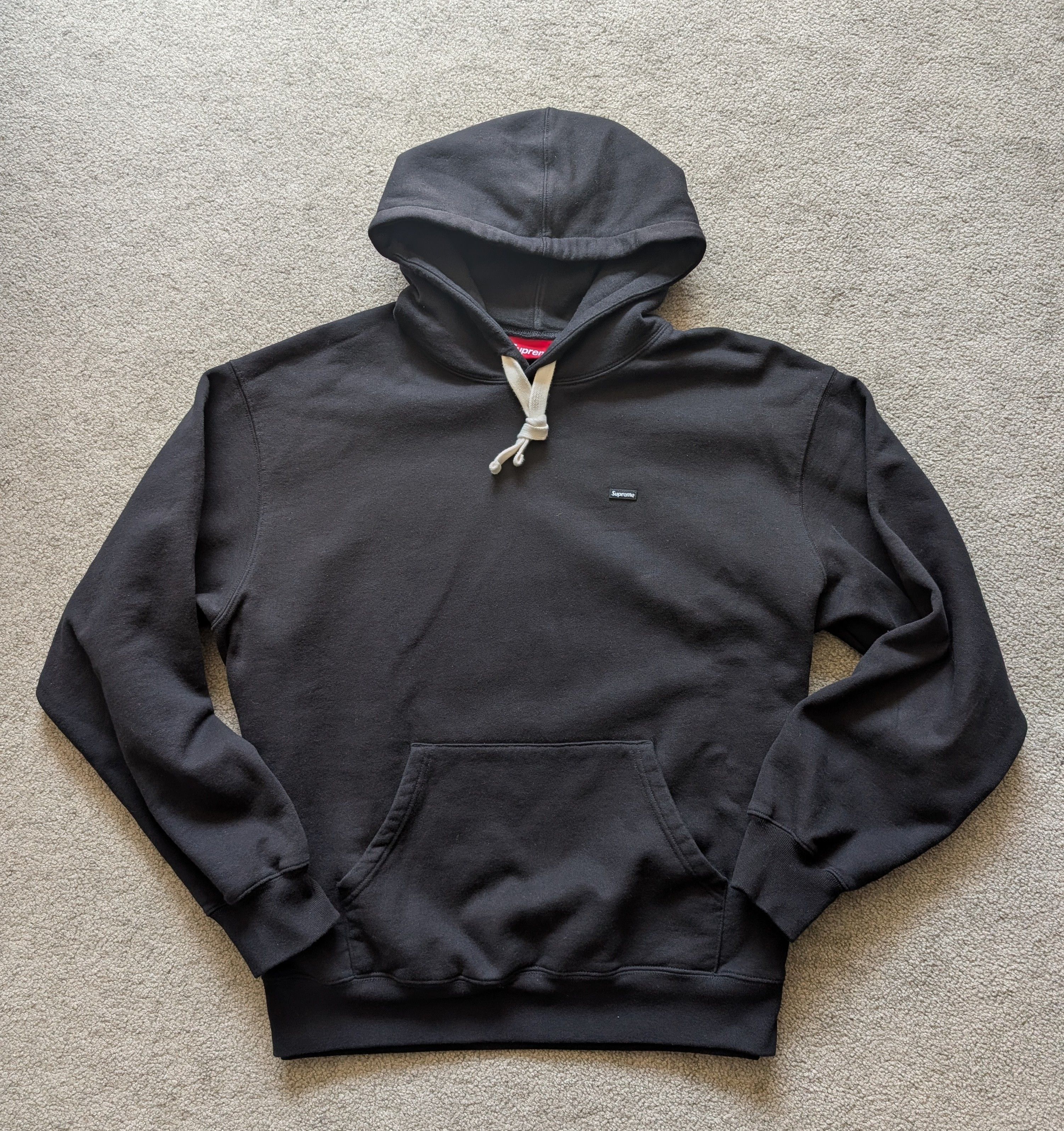 Supreme SUPREME BOX LOGO HOODIE BLACK ACID SLIME GREEN NEON 2017 L