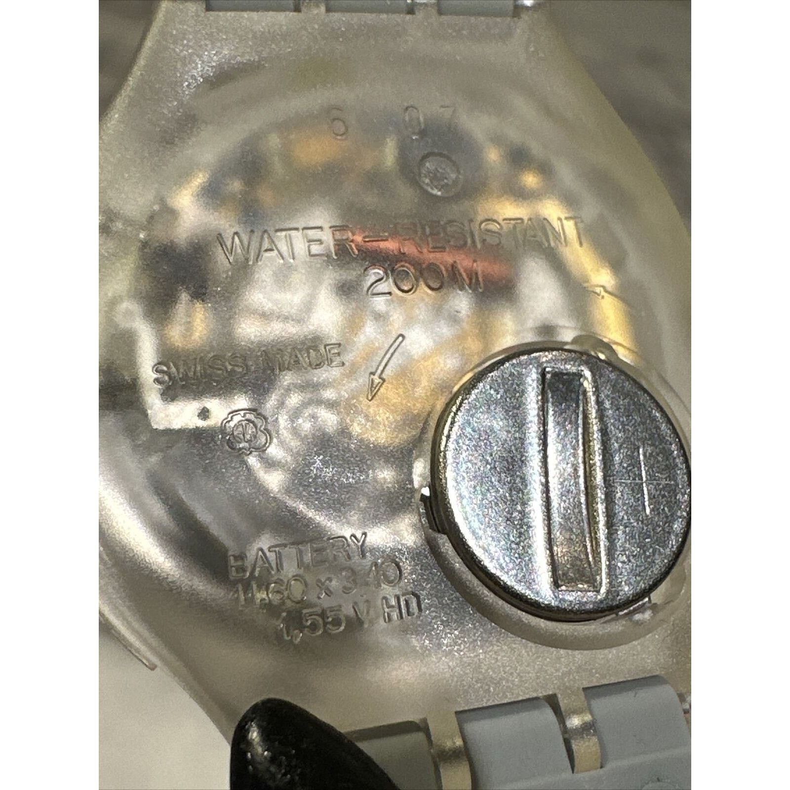 Swatch NEW VTG '96 Swatch Scuba 200 LOOMI Walk On SDK907 Glows Size 38 - 9 Thumbnail
