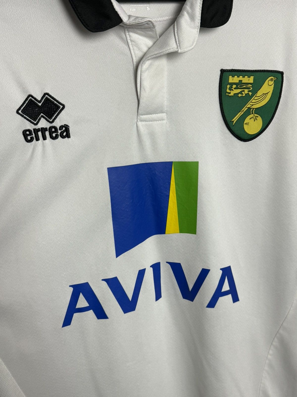 Errea Norwich City 13/14 Away Olsson Football Long Sleeve Jersey Size US S / EU 44-46 / 1 - 4 Thumbnail