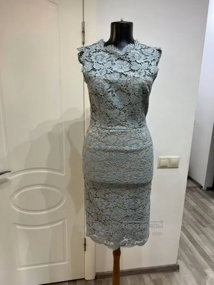 Valentino Valentino Light blue slim lace dress Size XS / US 0-2 / IT 36-38 - 1 Thumbnail