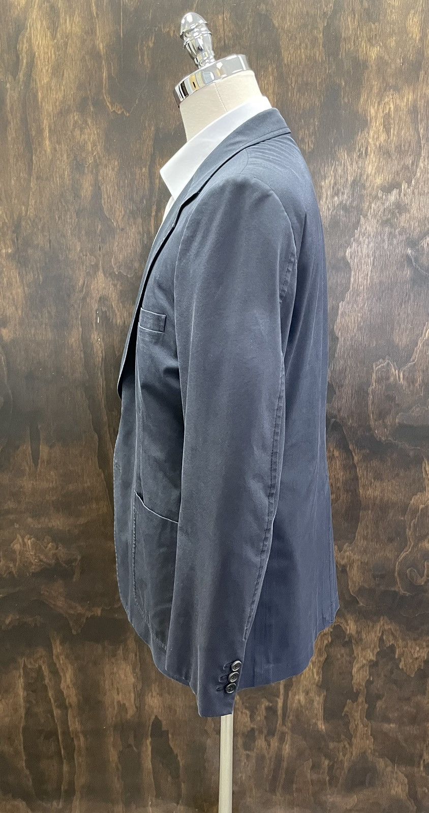 Prada Cotton Blend Patch Pocket Blazer Size 46R - 3 Thumbnail