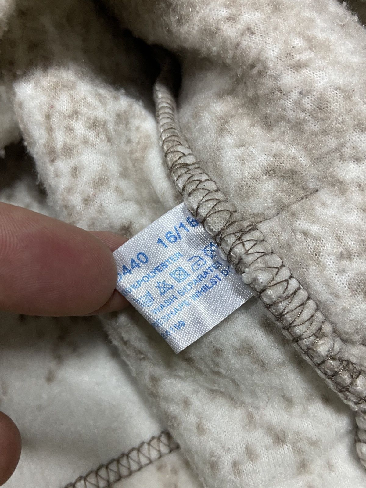 Vintage Wolves 🐺 vintage fleece all over zip atlas Size US L / EU 52-54 / 3 - 7 Thumbnail