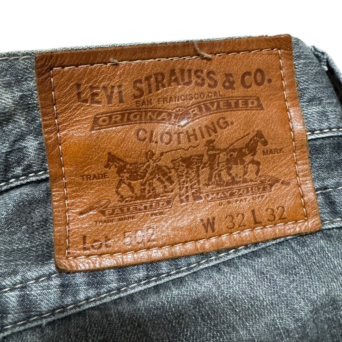 Levi's Vintage Levis 502 Big Pocket Distressed Jeans Size US 34 / EU 50 - 14 Thumbnail