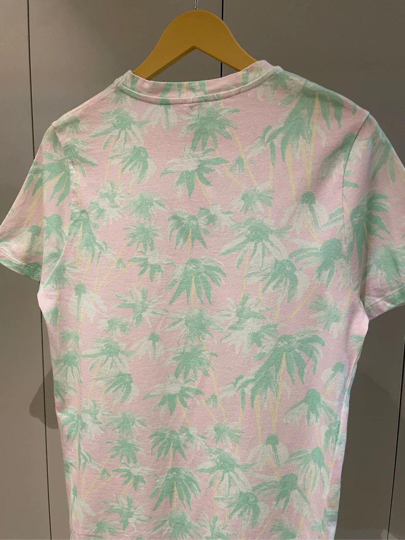 Loewe LOEWE Pink and green coconut tree printed tie-dye short sl Size M / US 6-8 / IT 42-44 - 5 Thumbnail