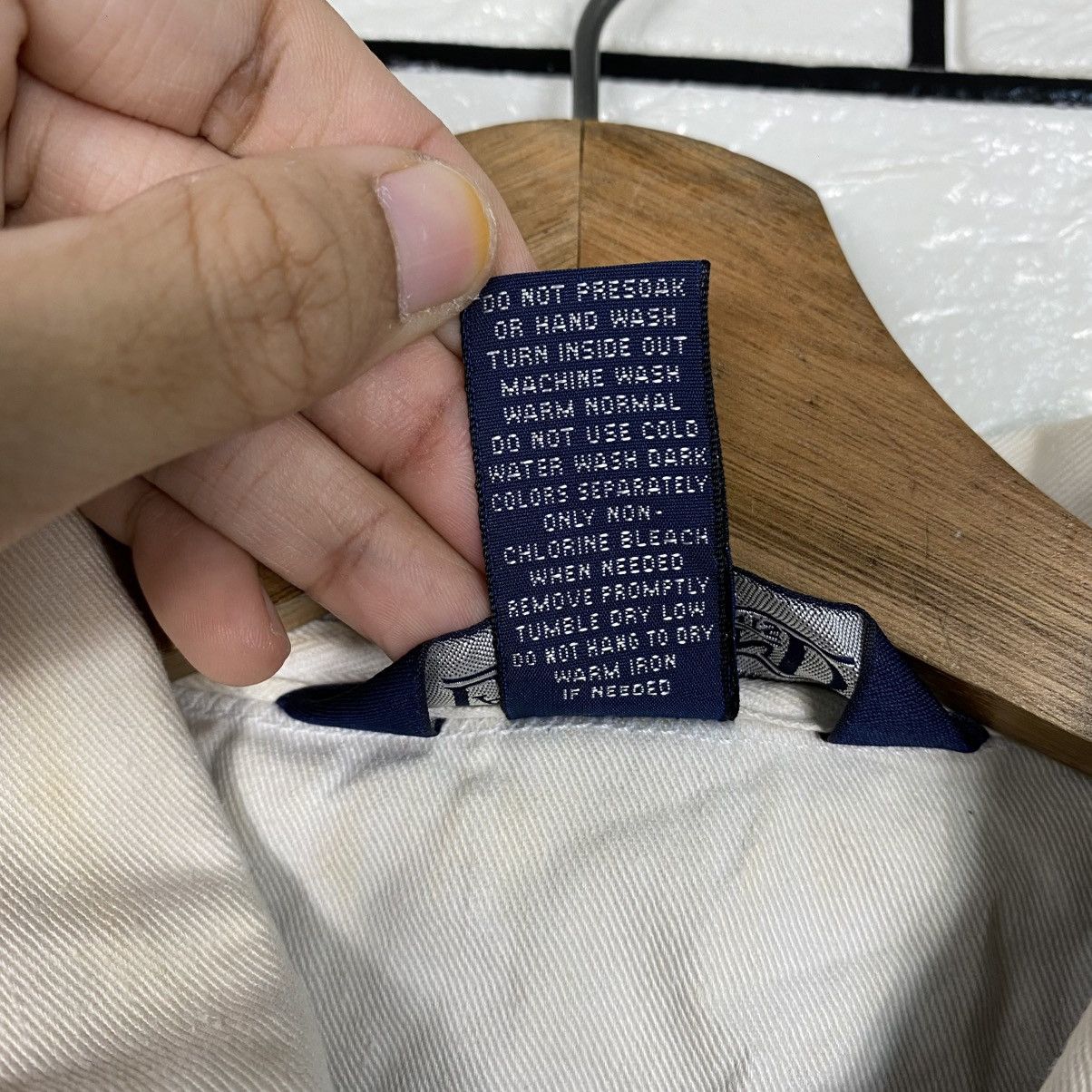 Japanese Brand 📌Vintage Polo Rugby Collar Striped Design Lands' End Size US L / EU 52-54 / 3 - 16 Thumbnail