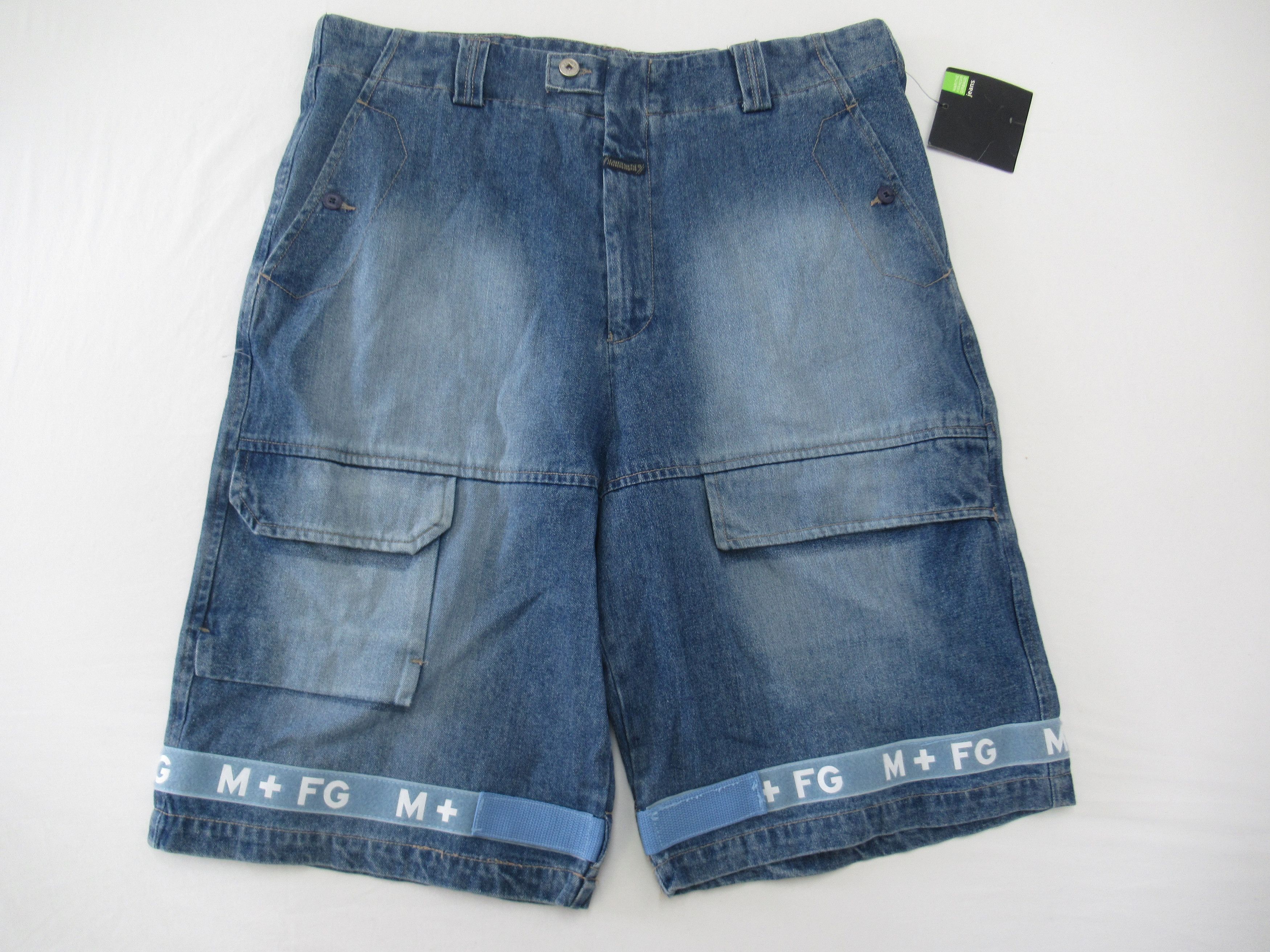 image of Marithe Francois Girbaud Mfg Vintage Jorts 40 in Blue, Men's