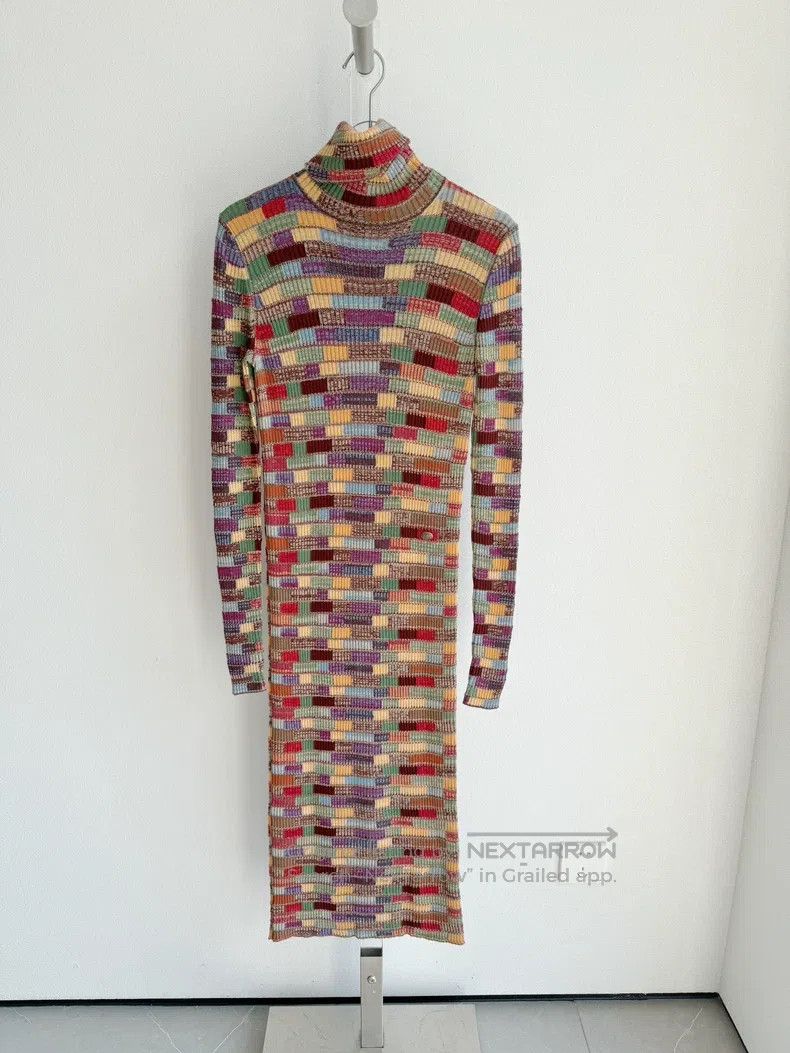 Chanel Chanel Hamburg Series Cashmere Mosaic Colour Striped Knitt Size XXS / US 00 / IT 34 - 4 Thumbnail
