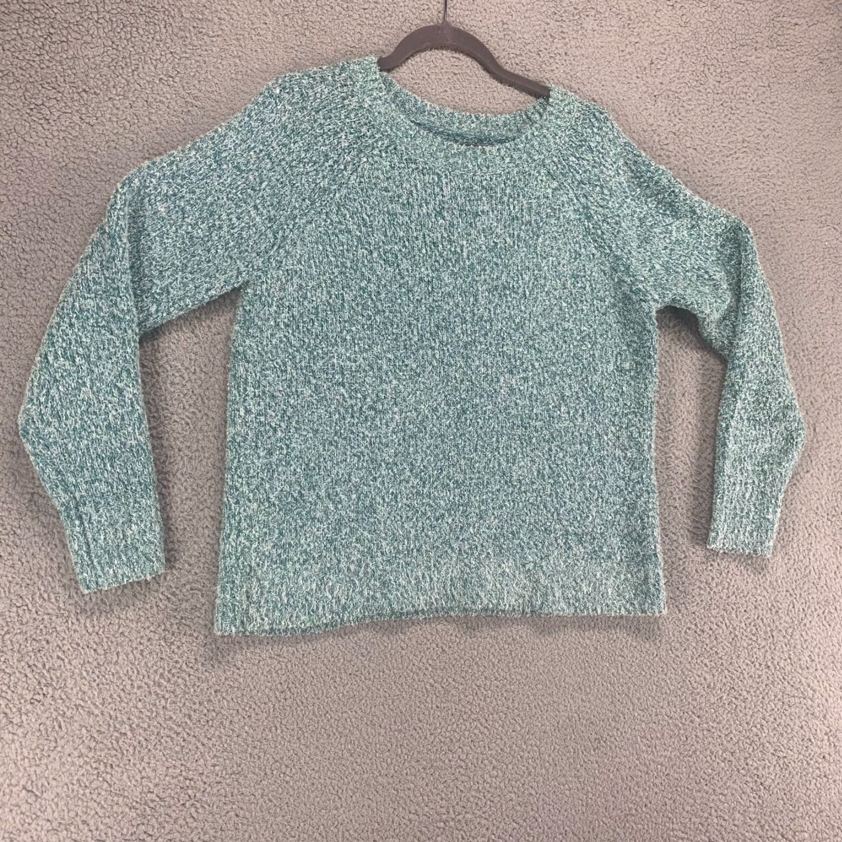 Loft LOFT Sweater Womens Medium Blue Pullover Long Sleeve Metallic Acrylic Casual Size M / US 6-8 / IT 42-44 - 2 Thumbnail