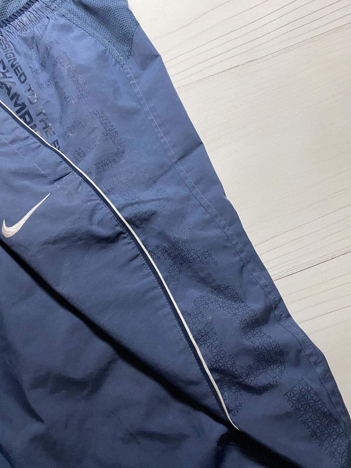 Nike × Vintage Vintage Nike Baggy fit parachute drill y2k pants Size US 34 / EU 50 - 12 Thumbnail
