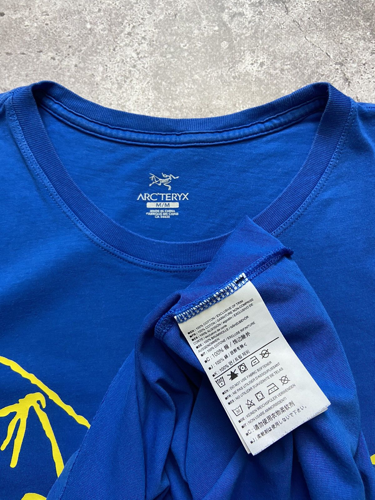 Arc'teryx ARC'TERYX BLUE ESSENTIAL BIG LOGO TEE Size US M / EU 48-50 / 2 - 3 Thumbnail