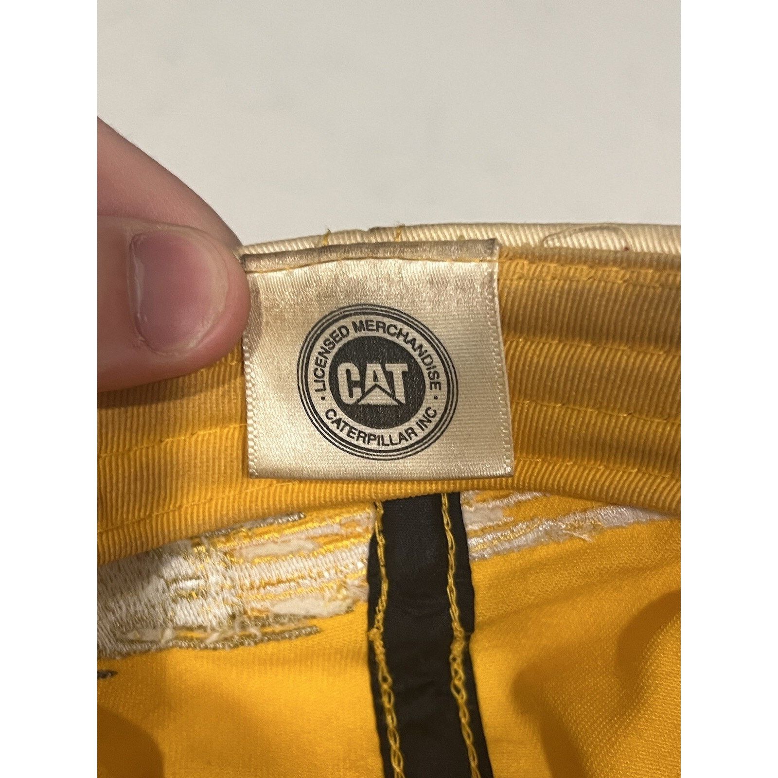 NASCAR Vintage CAT NASCAR Racing Billed Cap Racing Signed Hat Size ONE SIZE - 7 Thumbnail