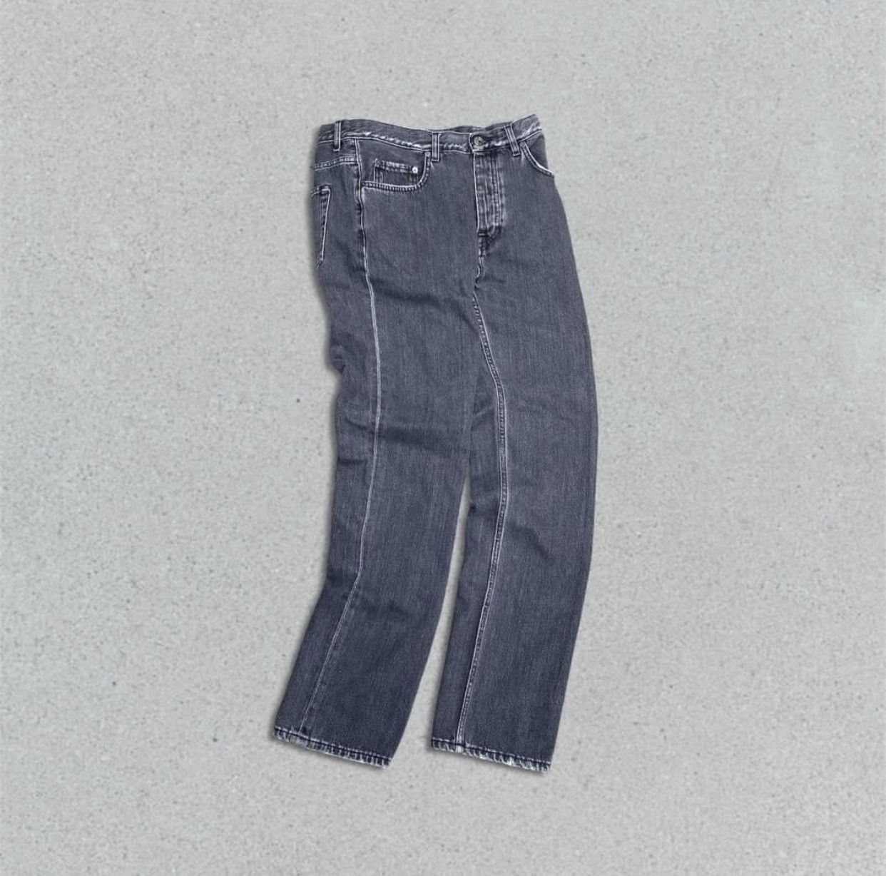 Acne Studios ACNE STUDIOS VAN BLACK VTG ACID WASH DENIM PANTS Size US 32 / EU 48 - 1 Thumbnail