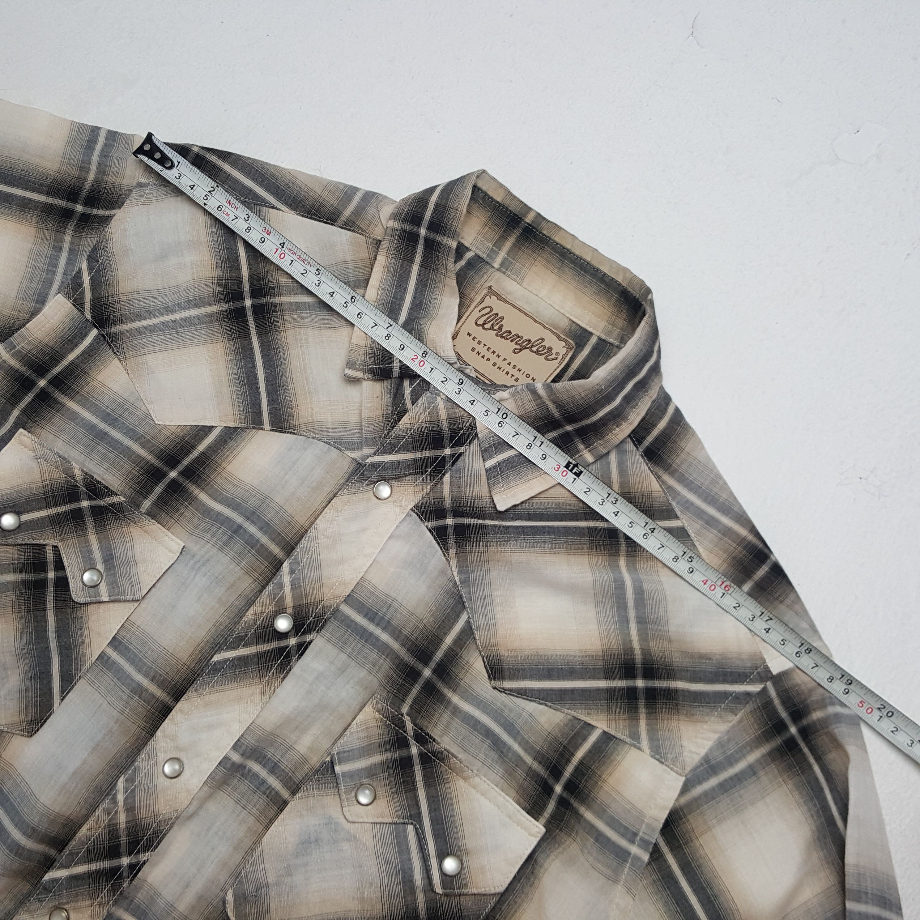 Vintage × Wrangler Vintage Wrangler Japan Button Up Flannel Size US L / EU 52-54 / 3 - 5 Thumbnail