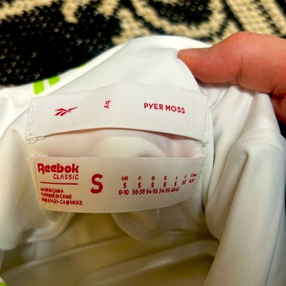 Pyer Moss × Reebok REEBOK X PYER MOSS White Recycled Polyester Turtleneck SMALL Size S / US 4 / IT 40 - 8 Thumbnail