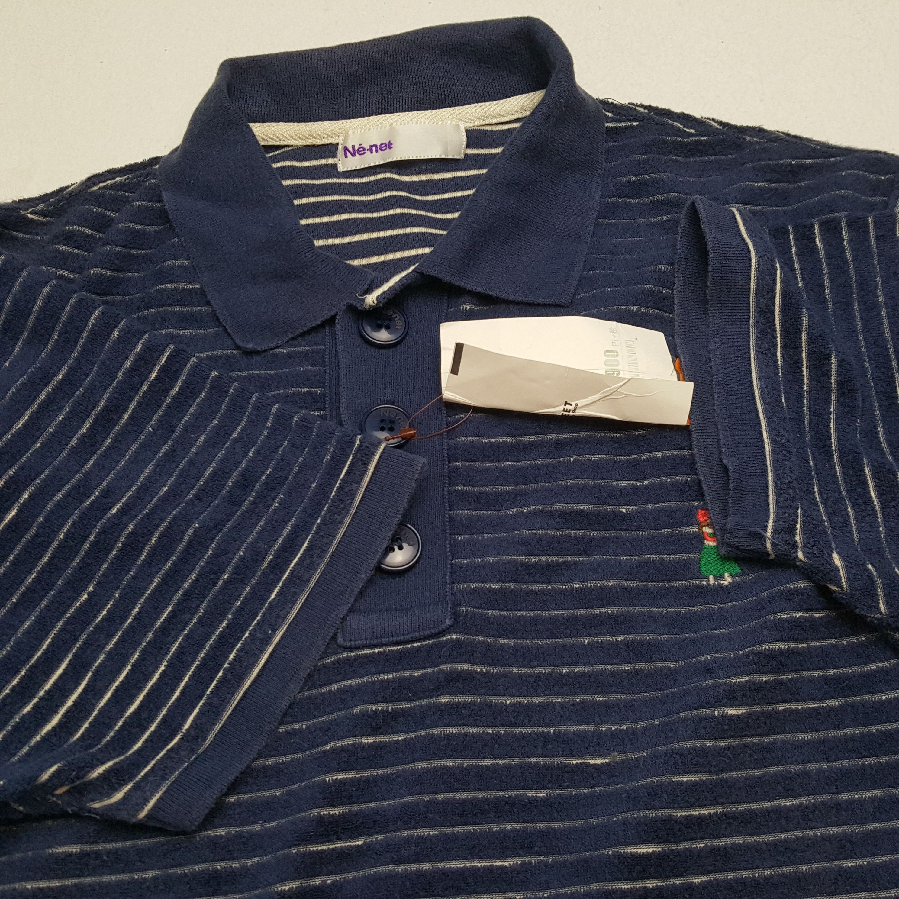 Issey Miyake × Ne-Net × Vintage NE-NET Japanese Designer Brand ISSEY MIYAKE Polos Size US L / EU 52-54 / 3 - 6 Thumbnail