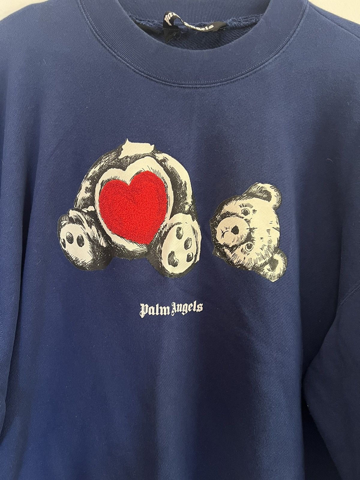 Palm Angels Palm angels bear in love logo sweatshirt Size US L / EU 52-54 / 3 - 6 Thumbnail