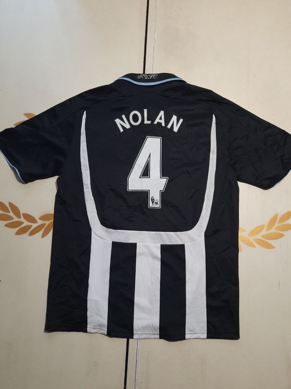 Adidas × Vintage Adidas Newcastle United Jersey #4 Nolan 2008-2009 Size US L / EU 52-54 / 3 - 10 Thumbnail