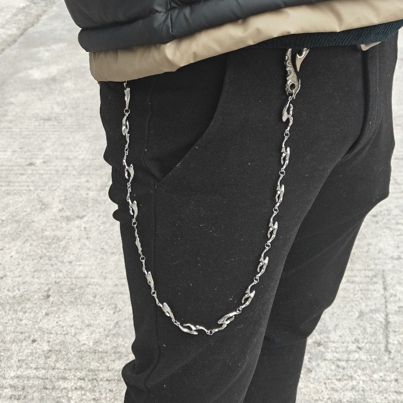 Vintage Flame Copper Jeans Wallet Chains Vintage Vibe Size 30 - 7 Thumbnail