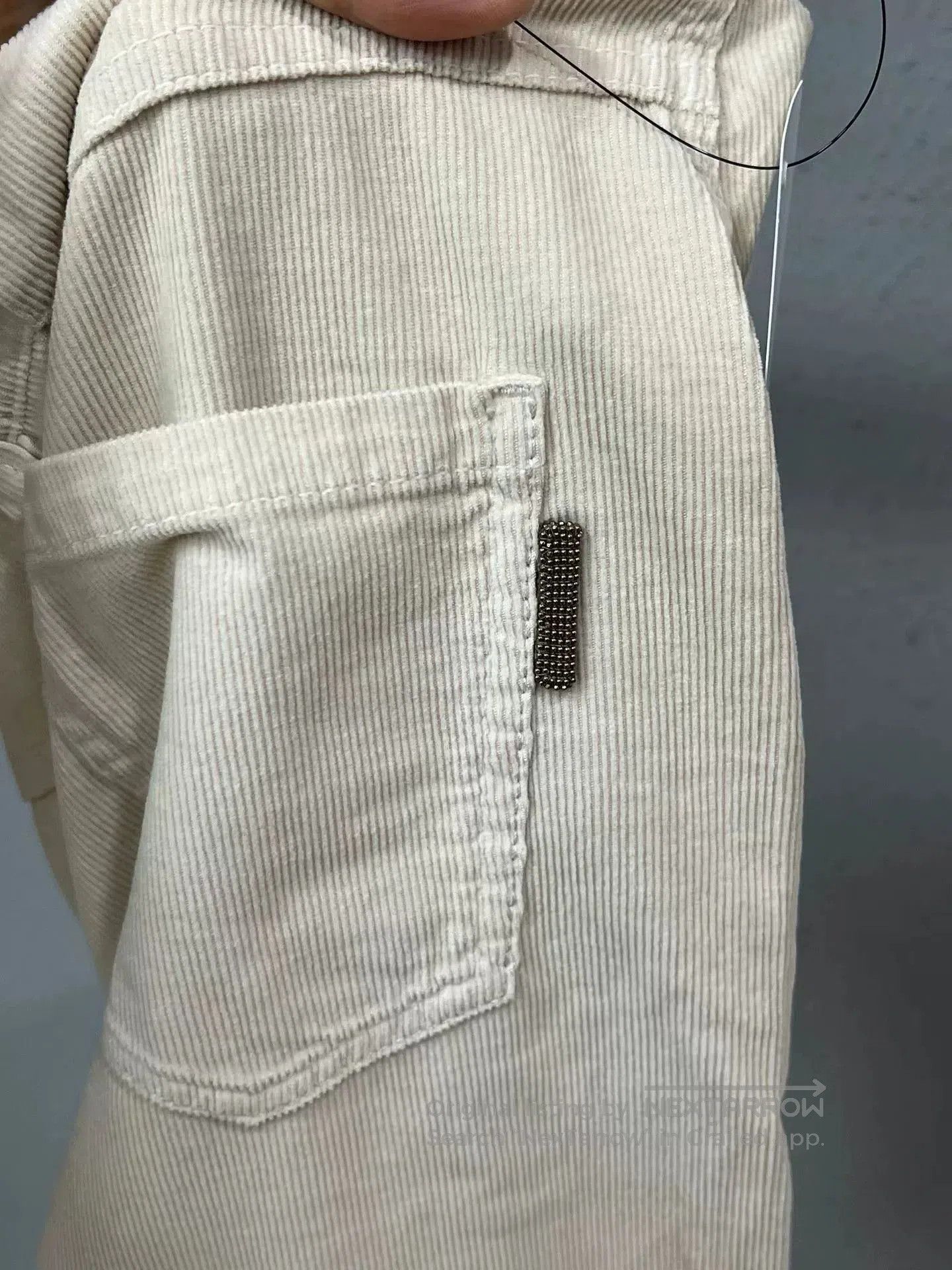 Brunello Cucinelli Brunello Cucinelli High-Waist Cashmere Trousers. Size 35" - 3 Thumbnail