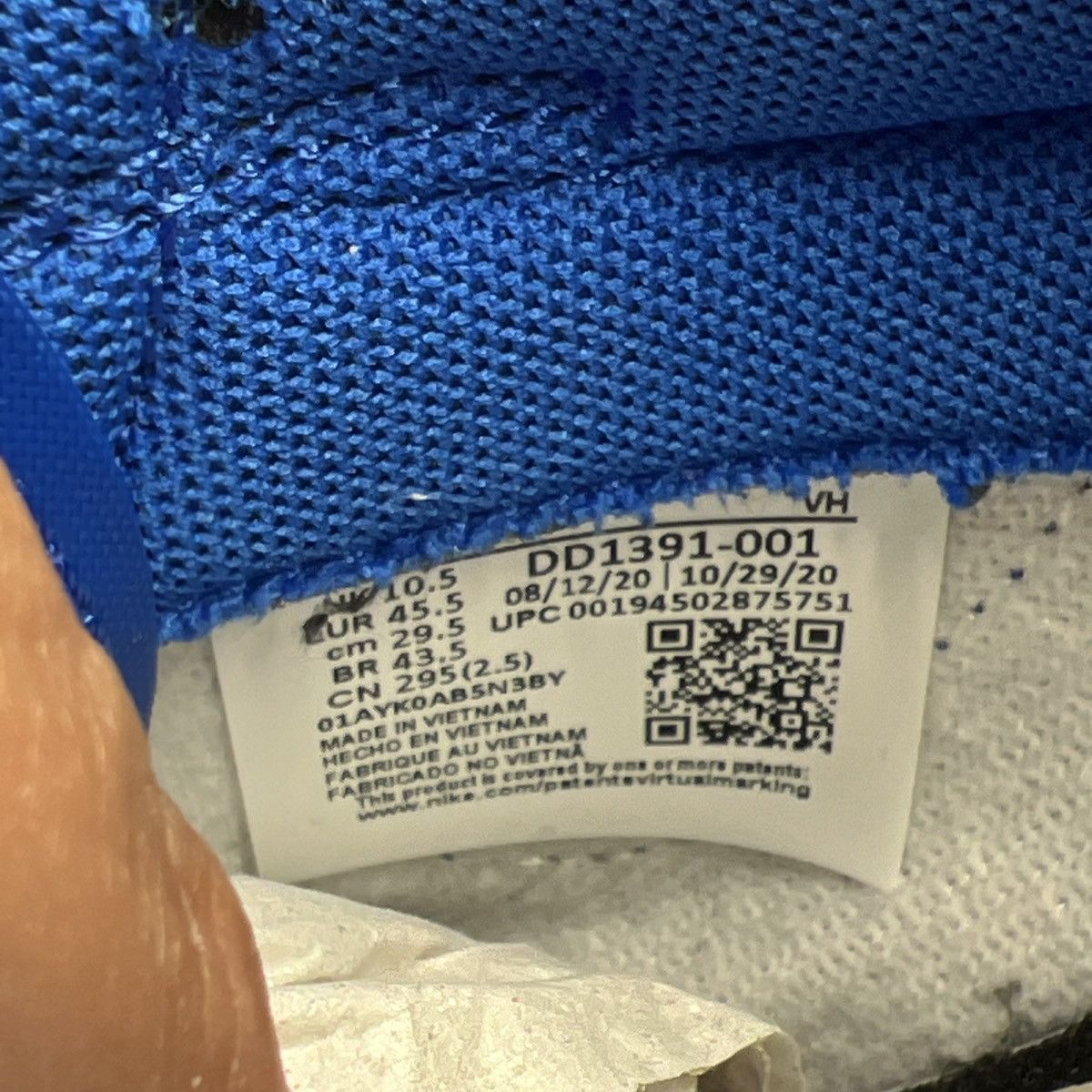 Nike Nike dunk low hyper cobalt Size US 11.5 / EU 44-45 - 8 Thumbnail
