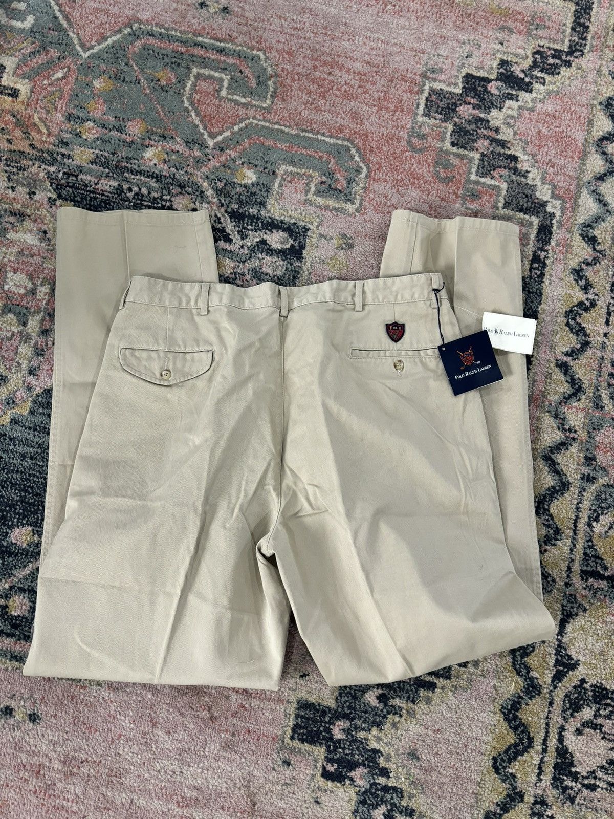Polo Ralph Lauren Vintage 90s Polo Ralph Lauren Classic Golf Khaki Pants Size US 40 / EU 56 - 1 Thumbnail