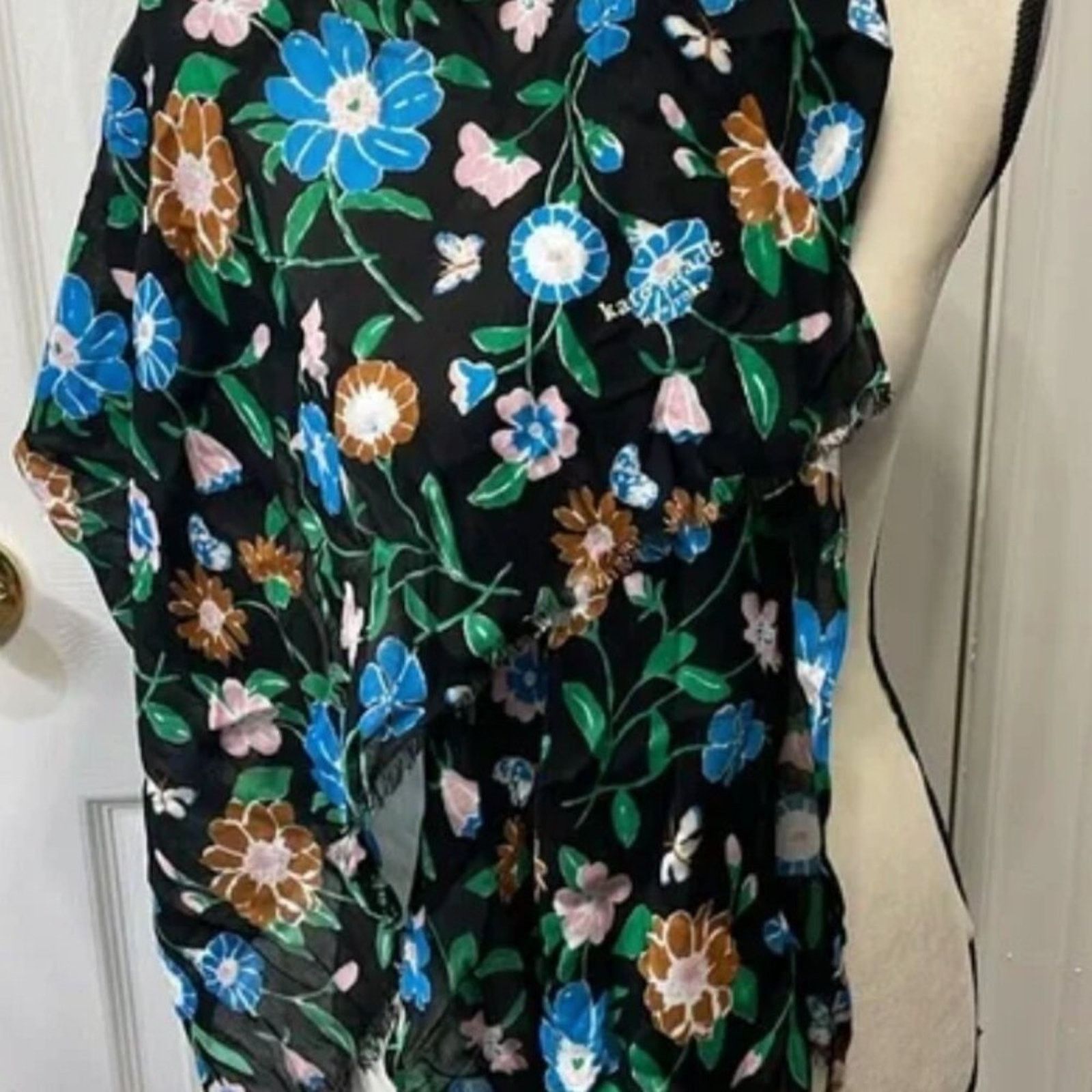 Kate Spade kate spade new york floral garden oblong scarf Size ONE SIZE - 7 Thumbnail