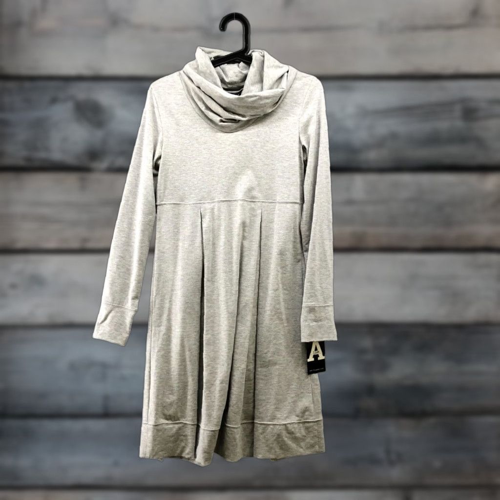 Vintage NWT Vintage A-list By Wrapper Gray Cowl Neck T Shirt Dress Long Sleeve Size M Womens Dress Shirt Size M / US 6-8 / IT 42-44 - 1 Thumbnail