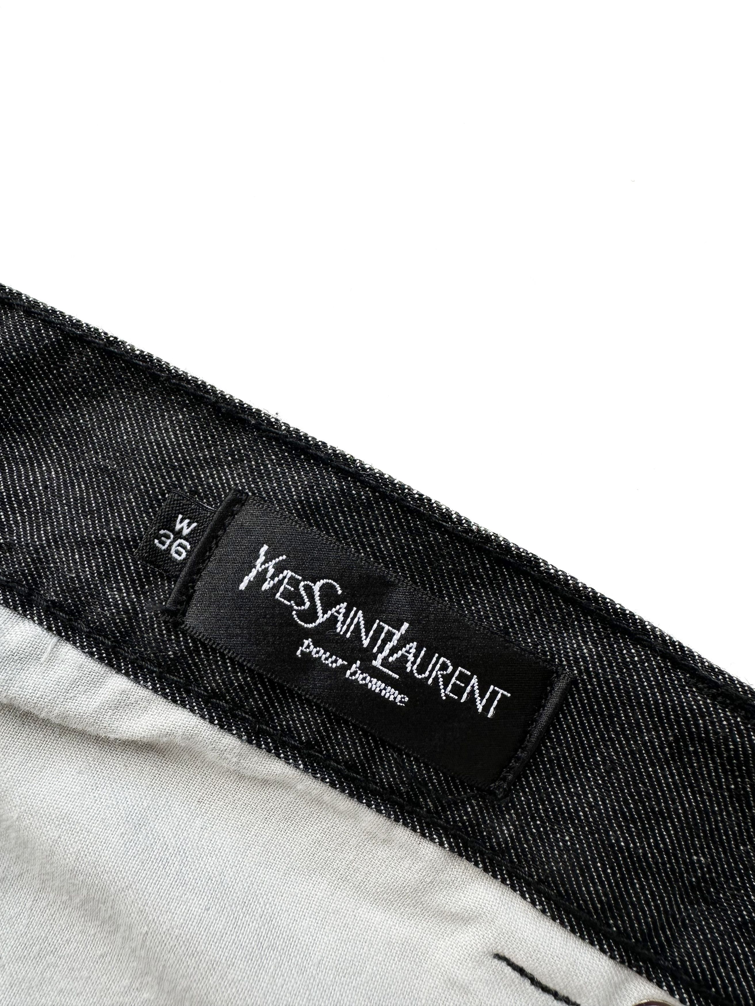 Yves Saint Laurent Yves Saint Laurent Vintage dark grey straight jeans Size US 36 / EU 52 - 4 Thumbnail