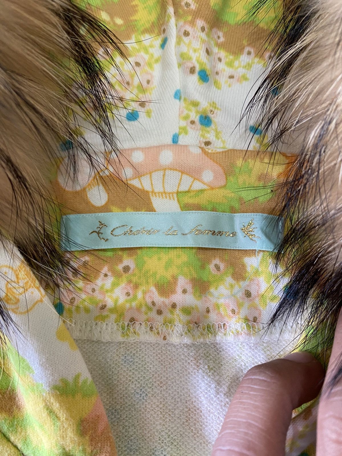 Japanese Brand FUR Cherir La Femme Japan Fairy Zip Hoodie Forest Mushroom Size M / US 6-8 / IT 42-44 - 9 Thumbnail