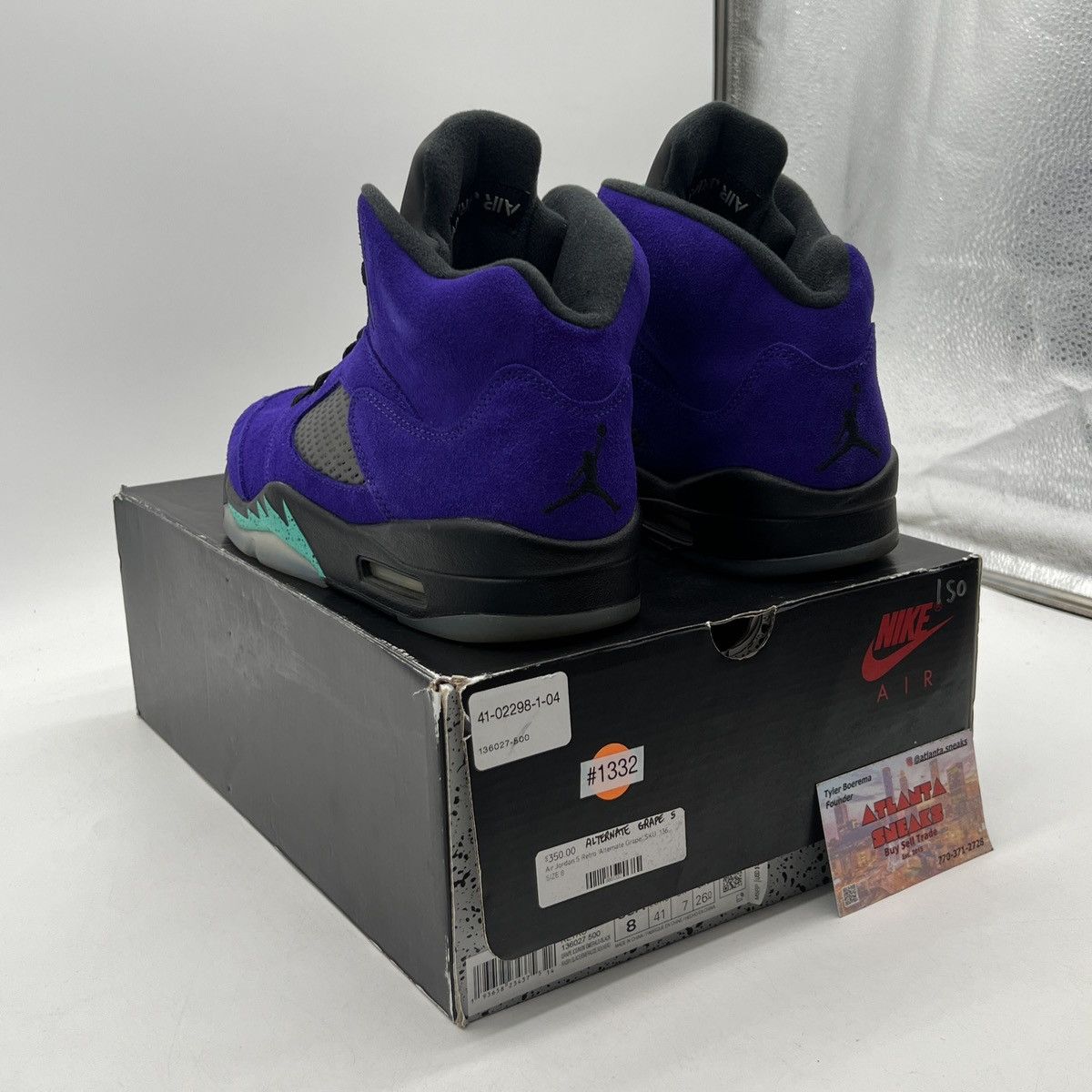 Jordan Brand Air Jordan 5 Alternate grape Size US 8 / EU 41 - 4 Thumbnail