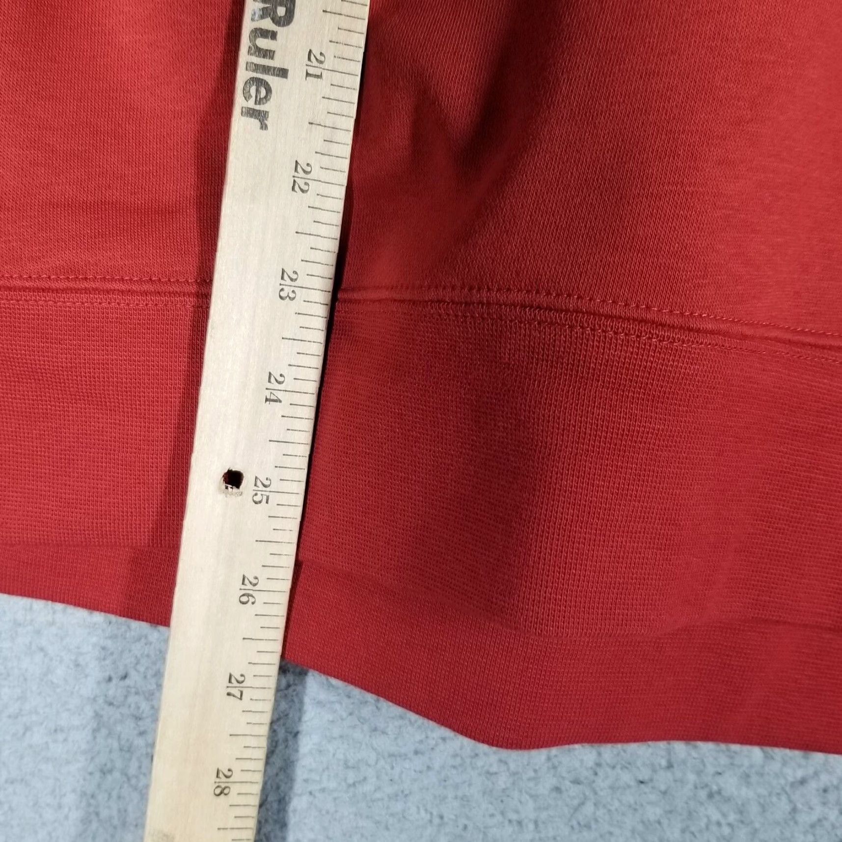 Jordan Brand VINTAGE Jordan Women's Crewneck Sweatshirt L Brick Red Fleece Pullover Long Sleeve FN4491-209 Size L / US 10 / IT 46 - 4 Thumbnail