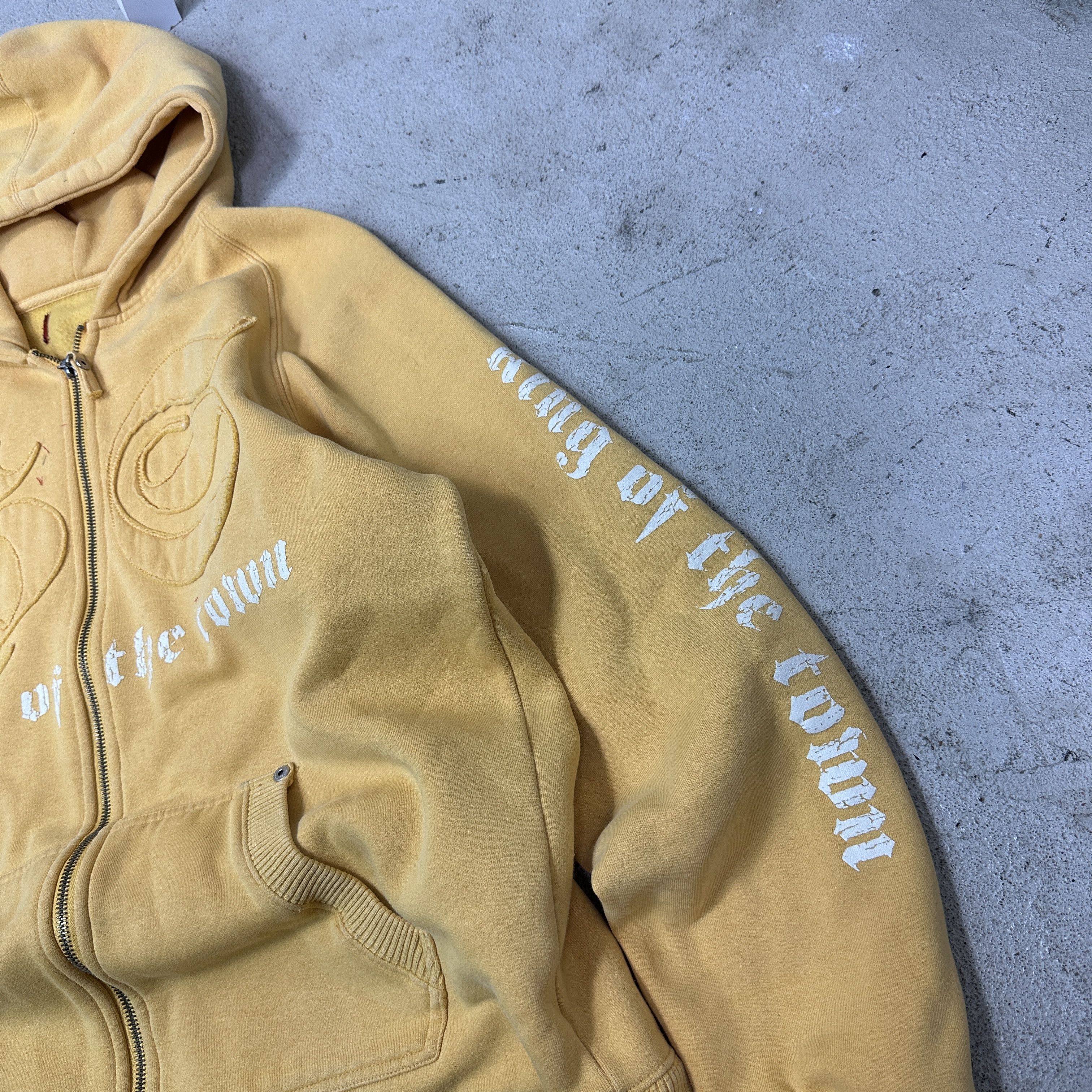 Vintage Vintage King of the Town Hip-Hop Zip Hoodie Y2K Size US XXL / EU 58 / 5 - 5 Thumbnail