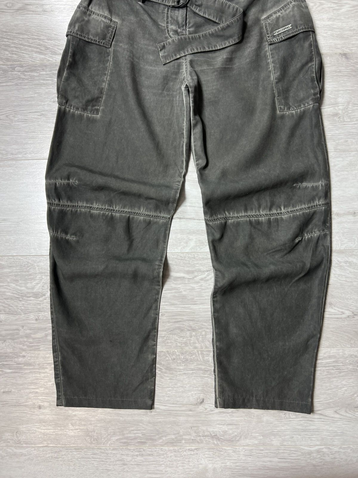 Cop Copine Cop. Copine High Waisted Lyocell Belted Cargo Pants Size 38 Size 27" / US 4 / IT 40 - 2 Thumbnail