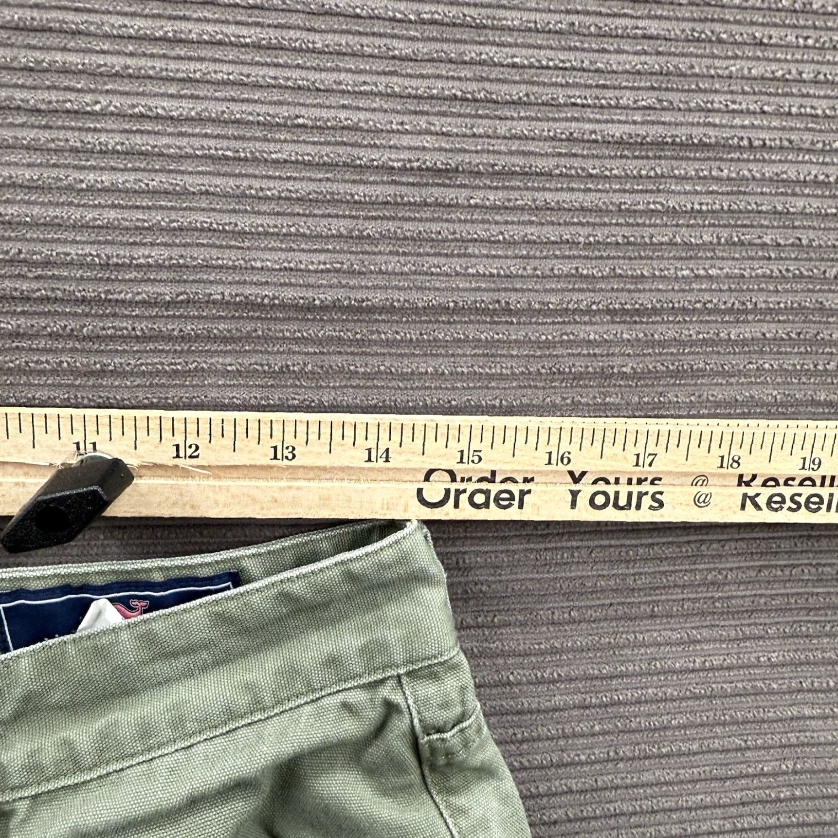 Vineyard Vines Vineyard Vines Pants Men 30/32 Green Cotton Chino 5 Pocket X-Front Button Zip Flat Waist 29 Inseam 31 Inseam Regular 30 in Size US 30 / EU 46 - 4 Thumbnail