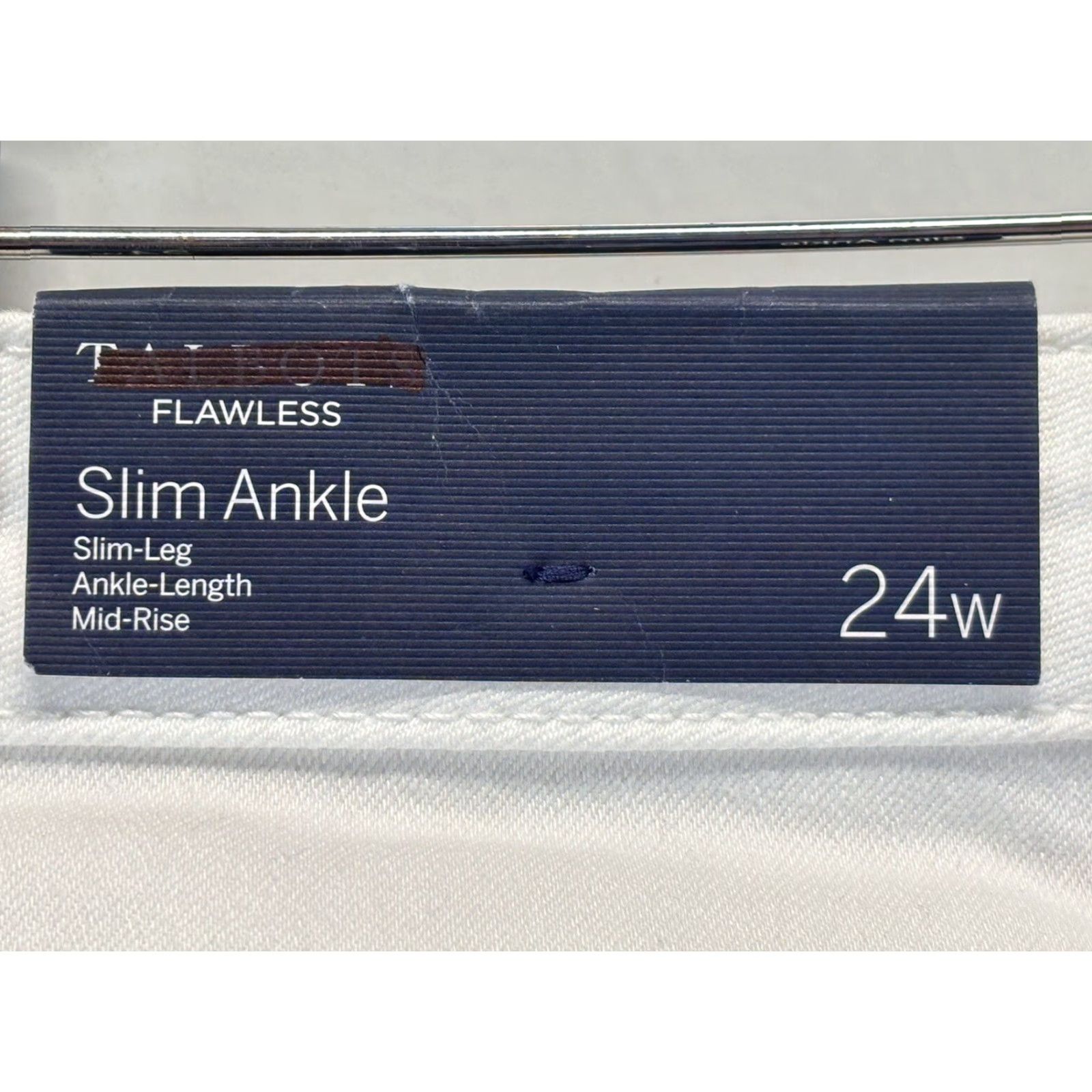 Talbots VINTAGE? No. But it's Talbots Flawless Slim Ankle Jeans 24W White Women’s Plus Size Jeans Slim Ankle White 24W Talbots Women’s Plus Size Jeans Size 42" / US 20 - 5 Thumbnail