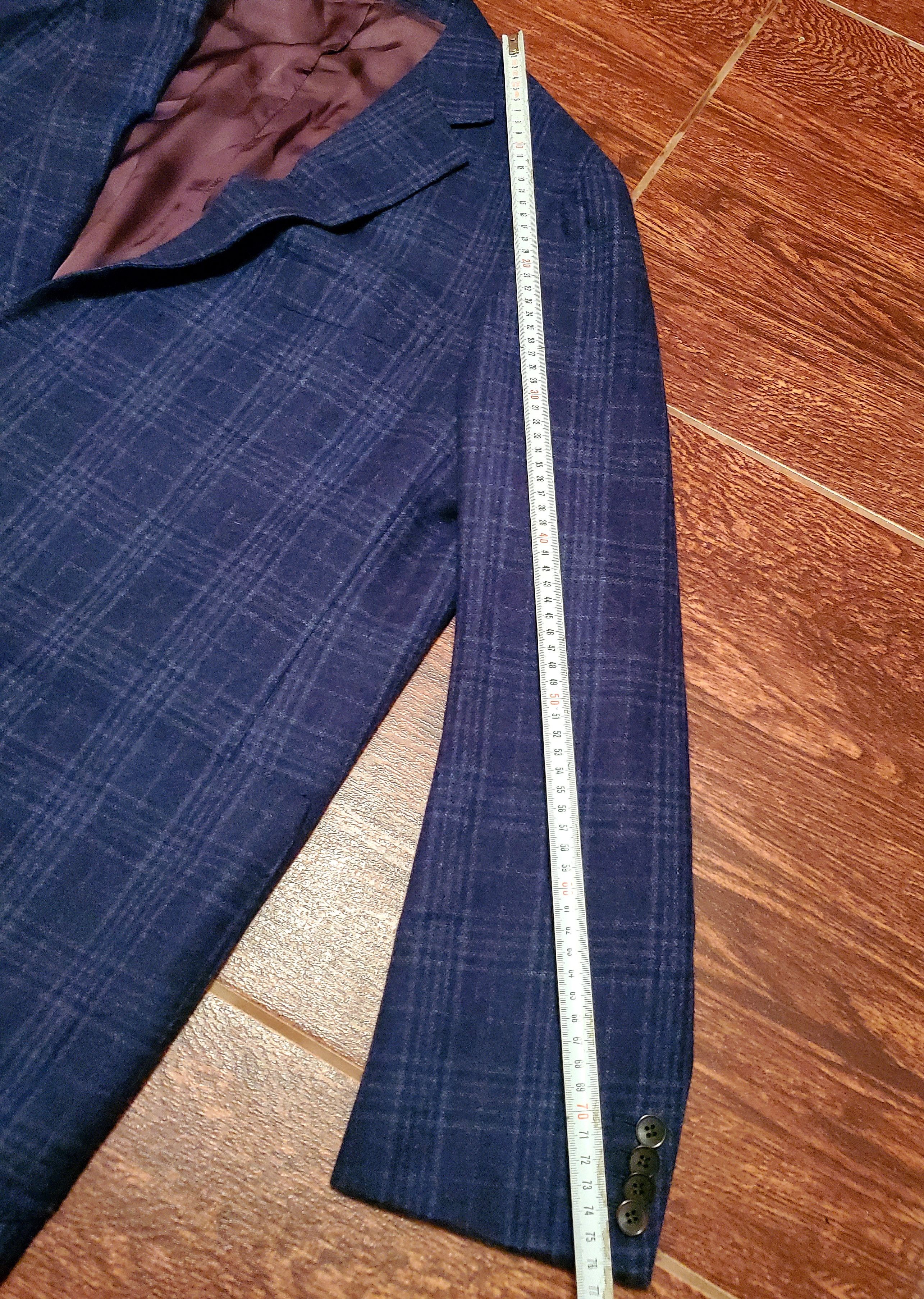 Suitsupply SUITSUPPLY x E. THOMAS Wool & Cashmere Checked Havana Blazer Size 48L - 11 Thumbnail