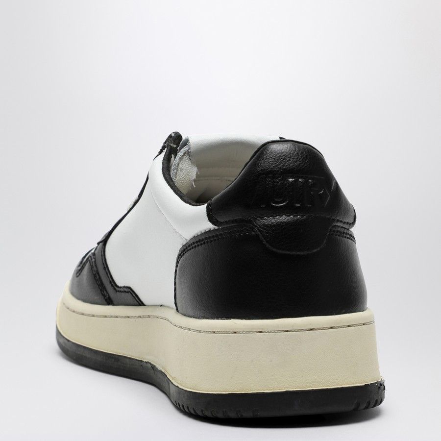 AUTRY o1d2blof0725 Leather Low-Top Sneakers in Black/White Size US 11 / EU 44 - 4 Thumbnail