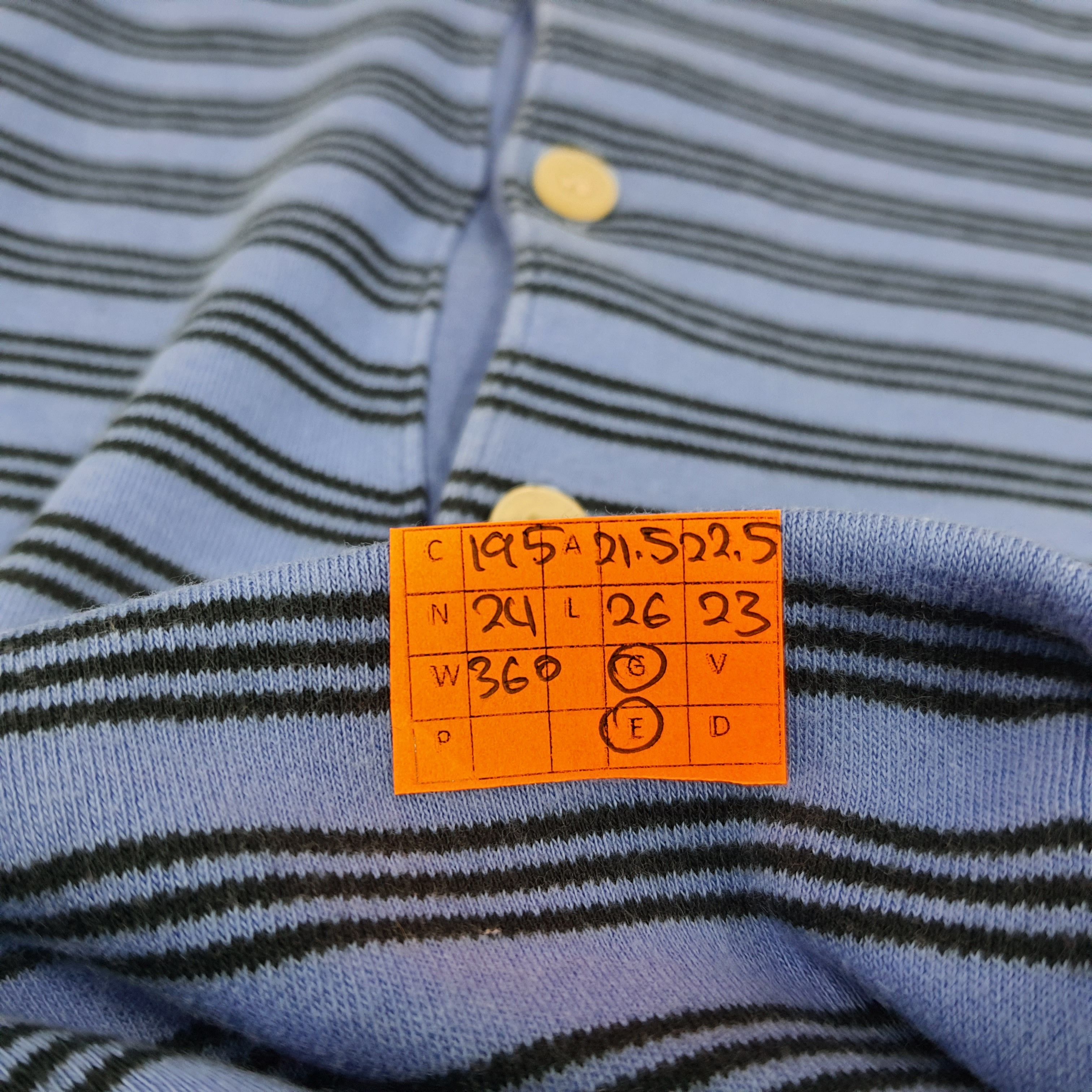 Christian Dior Monsieur × Vintage Vintage Christian Dior Striped Button Sweatshirt Size US M / EU 48-50 / 2 - 8 Thumbnail