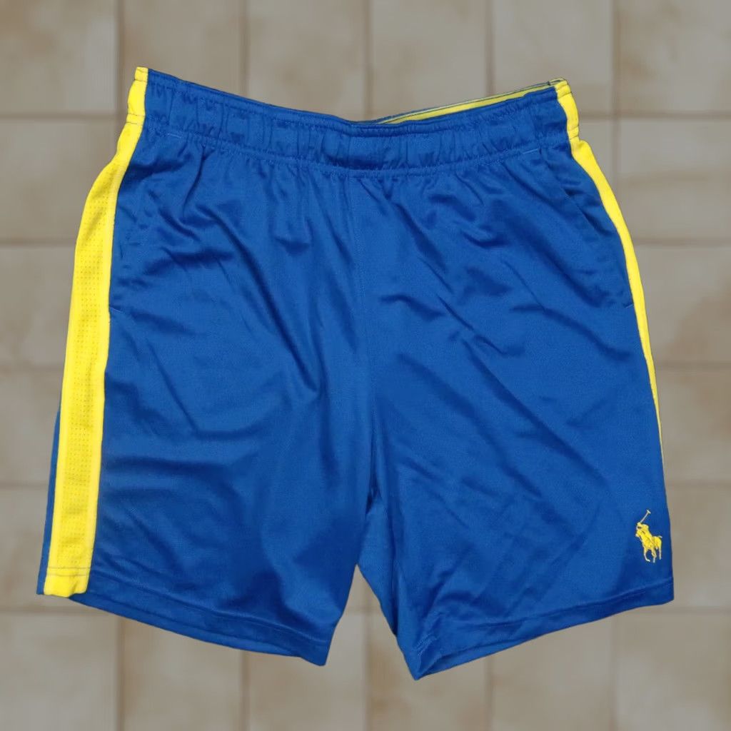 Polo Ralph Lauren VINTAGE Polo Ralph Lauren Shorts Mens Small Blue Performance Athletic Pony Size US S / EU 44-46 / 1 - 1 Thumbnail